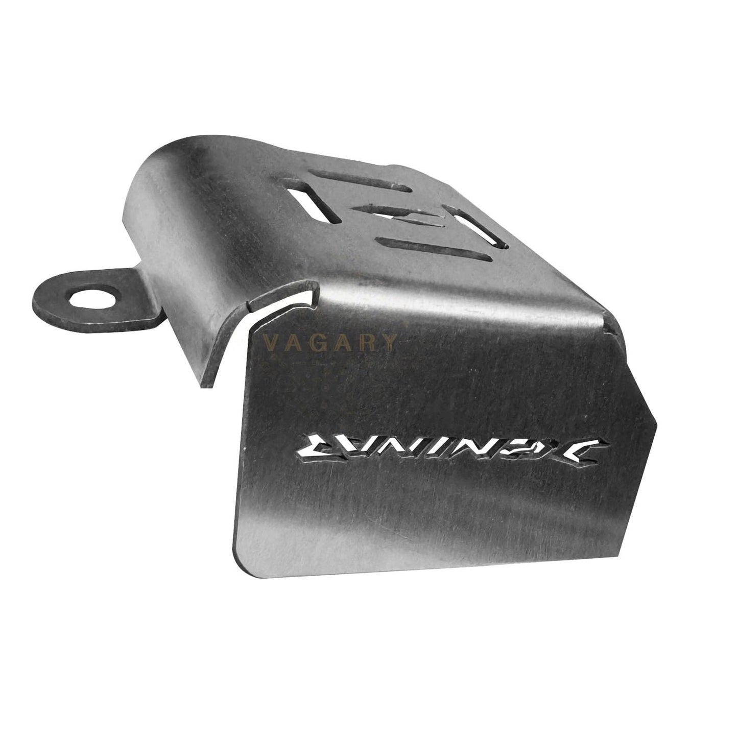 Vagary Rear Brake Oil Container Guard/Disc Oil Cap for Bajaj Dominar 400/250 (Black) (Silver)