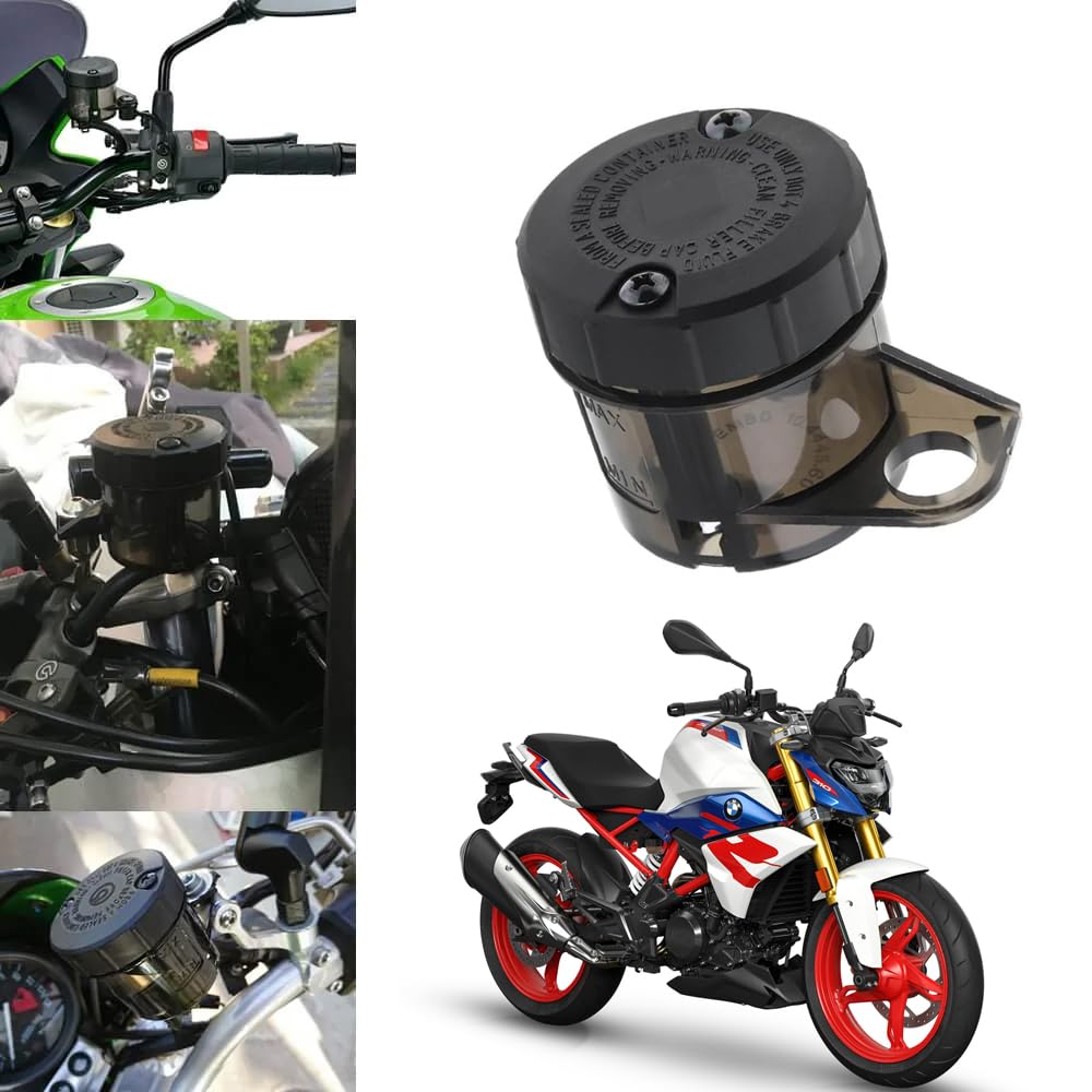 Vagary Bike Front Bike Oil Can Brake Clutch tank Fluid Reservoir Oil Tank for BMW G310R (Black)