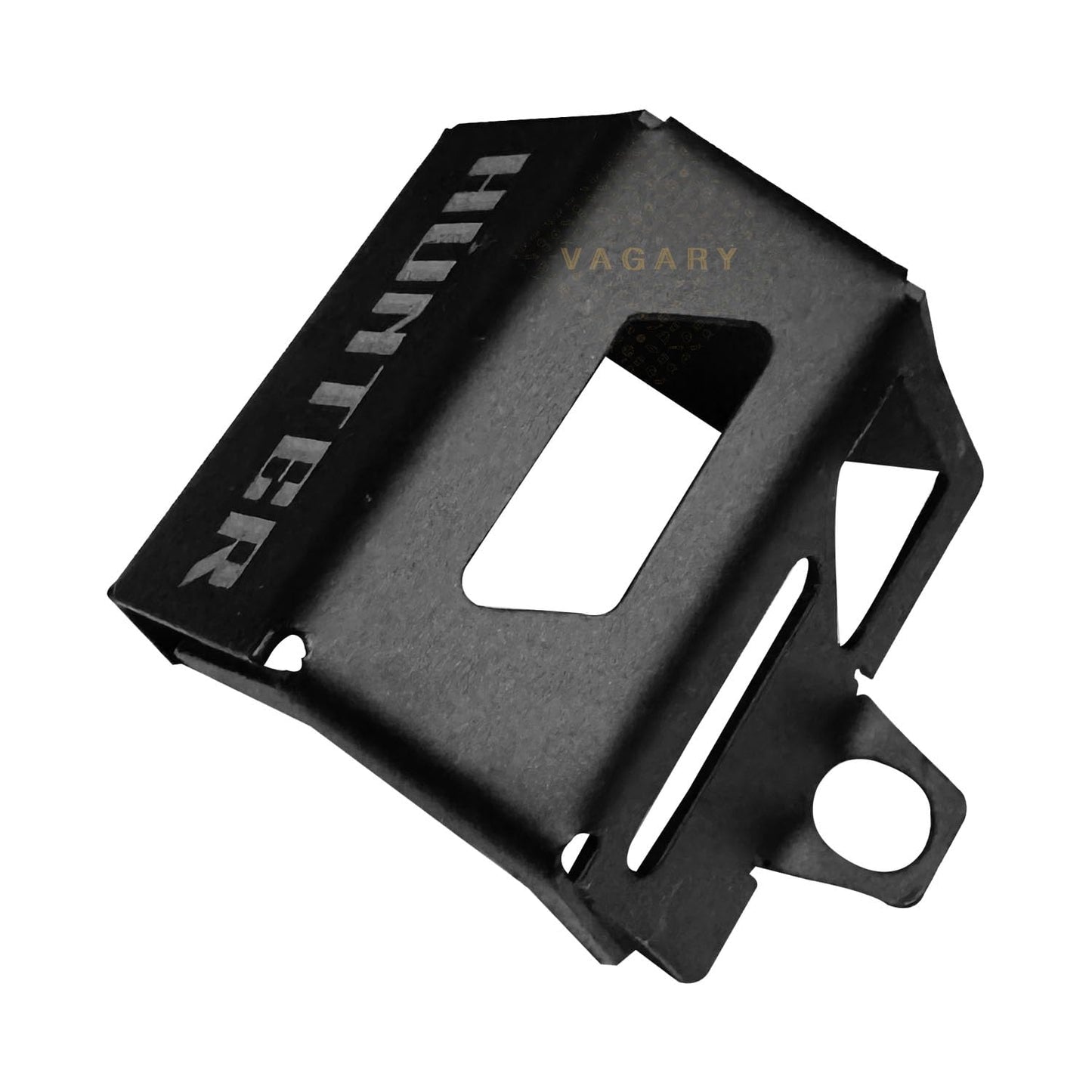 Vagary Rear Brake Oil Container Guard/Disc Oil Cap for RE Hunter 350 Bike Crash Guard (Steel)
