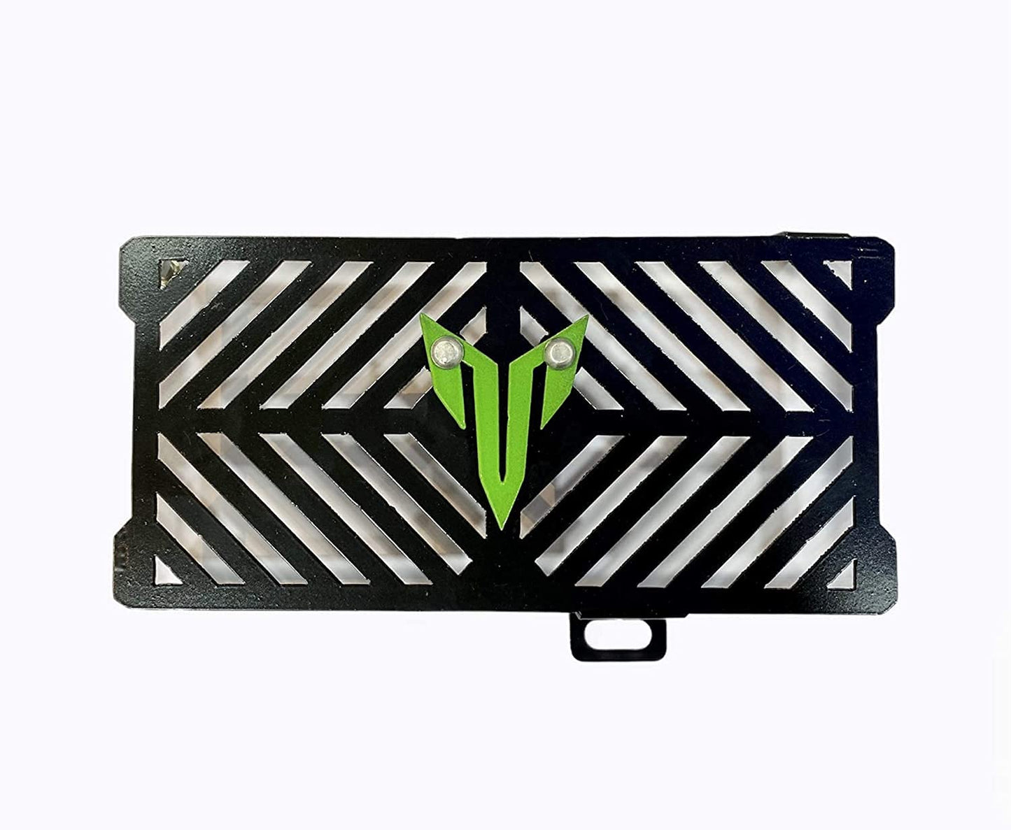 Vagary Stainless Steel Motorcycle Radiator Guard Grill for MT15 (Black) (Black Green)