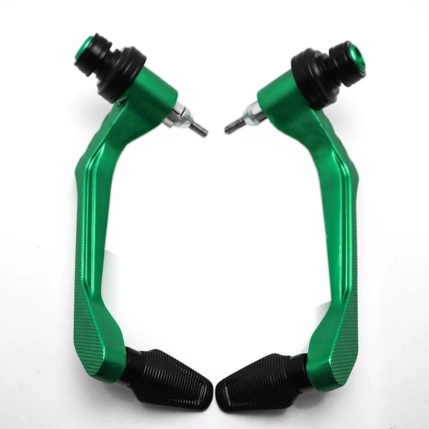 Vagary CNC Aluminum Alloy Motorcycle Handguard Universal Brake Clutch Lever Guard for Kawasaki Z900, Ninja 650, Ninja 300, Ninja 250 (Green)