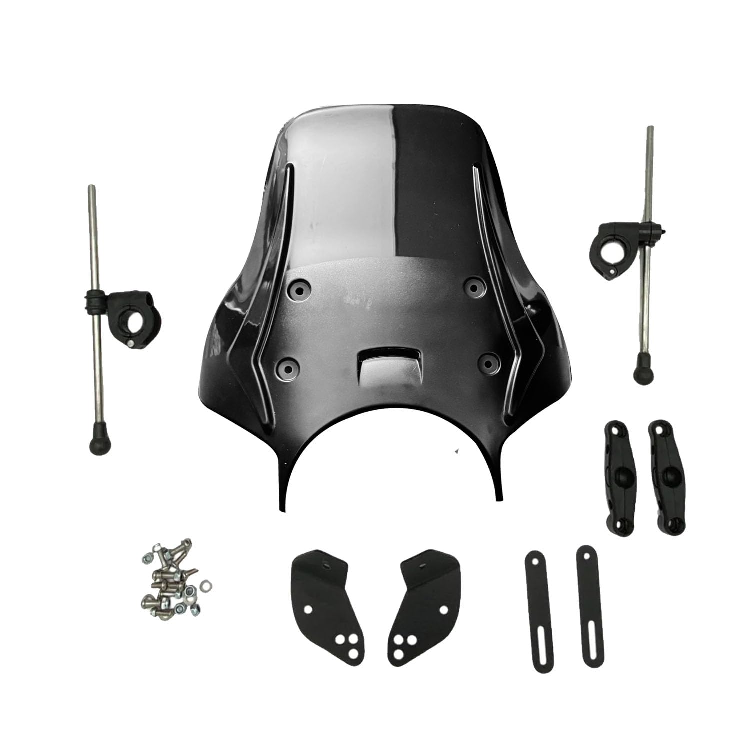 Vagary Premium Touring Windshield for RE Himalayan 450 II Hness CB 350 II RE Meteor 350 II RE Meteor 650 II Bullet Classic 350 II Triumph Speed 400 II TVS Ronin II Hunter 350 II Guerrilla 450
