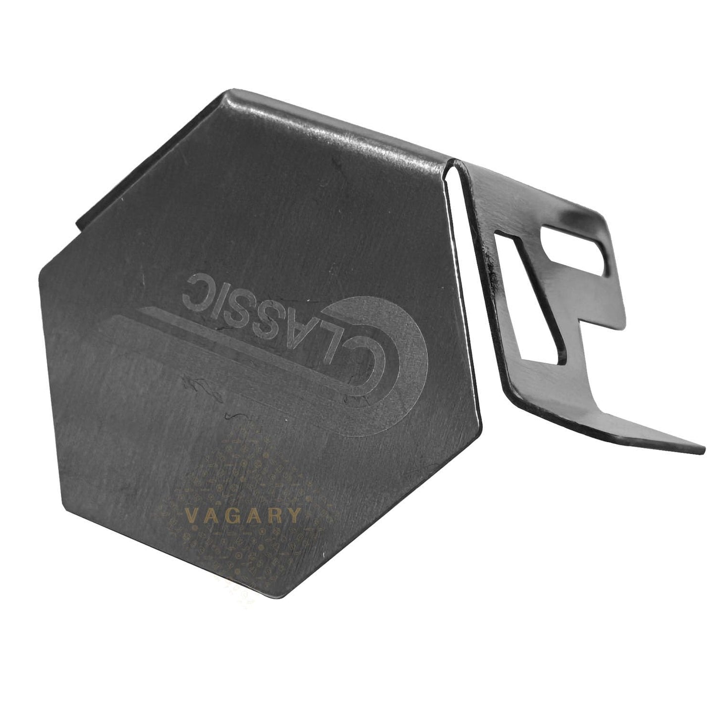 Vagary Rear Brake Oil Container Guard/Disc Oil Cap for RE Reborn Classic 350 (Steel)