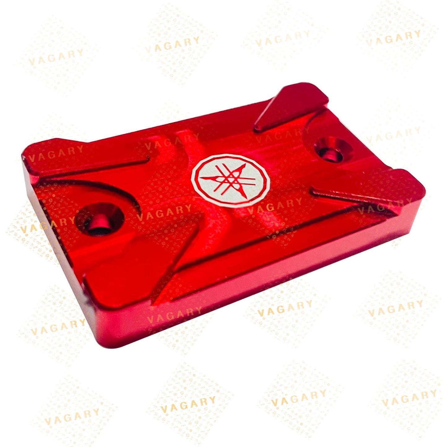 Vagary CNC Aluminium Disc Oil Cap For Yamaha R15 V3,V4, R15M, MT15, R15 V3-BS6, FZX, FZ (Red)