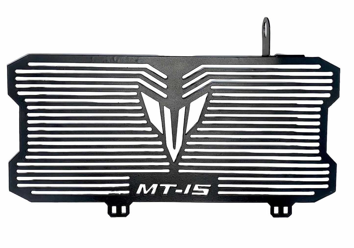 Vagary Tail Protector/Grab Rail With Radiator Grill for Yamaha MT 15 V1 & V2 (Black)