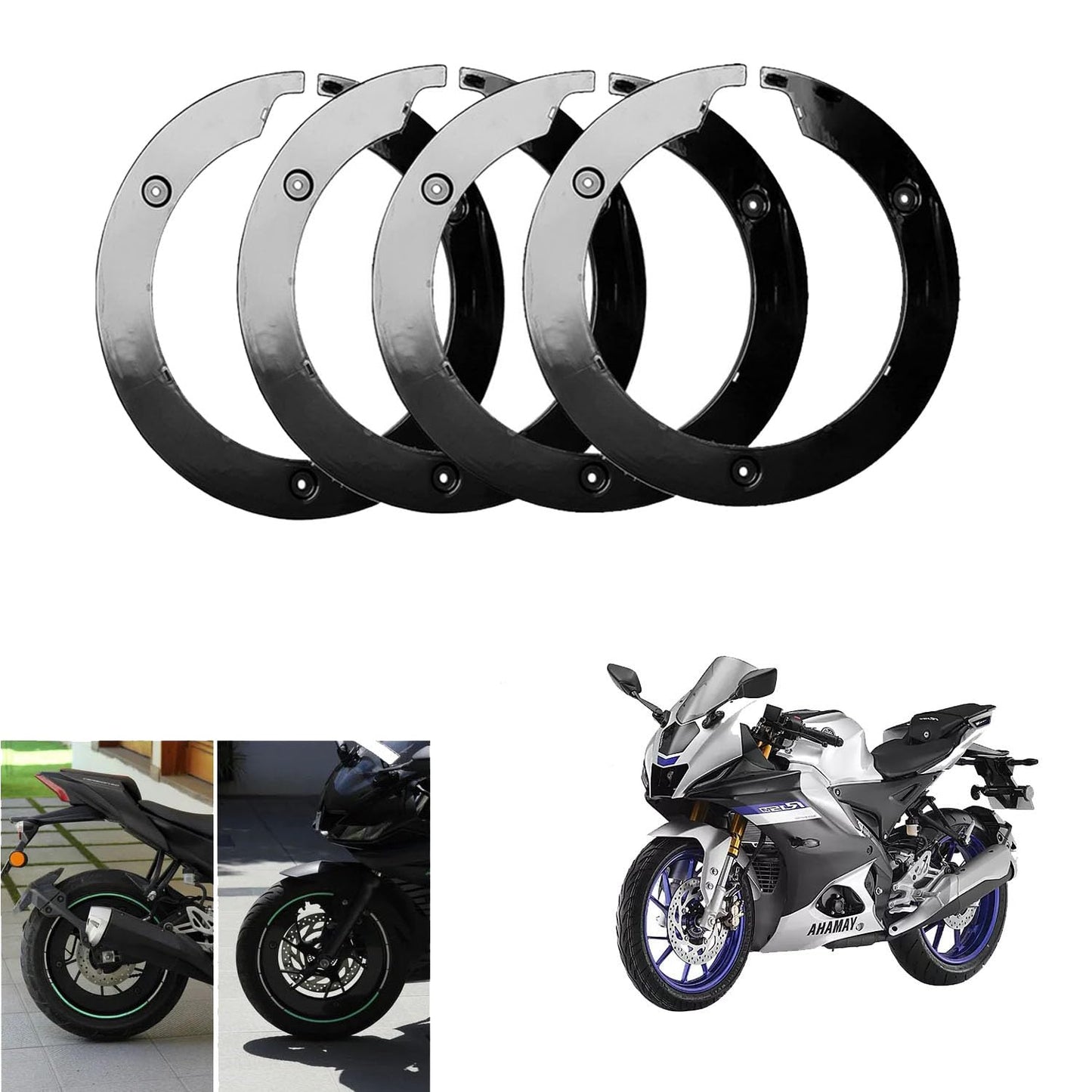 Vagary Disc Wheel Cover for R15 V4 (17inch Bikes Wheel)