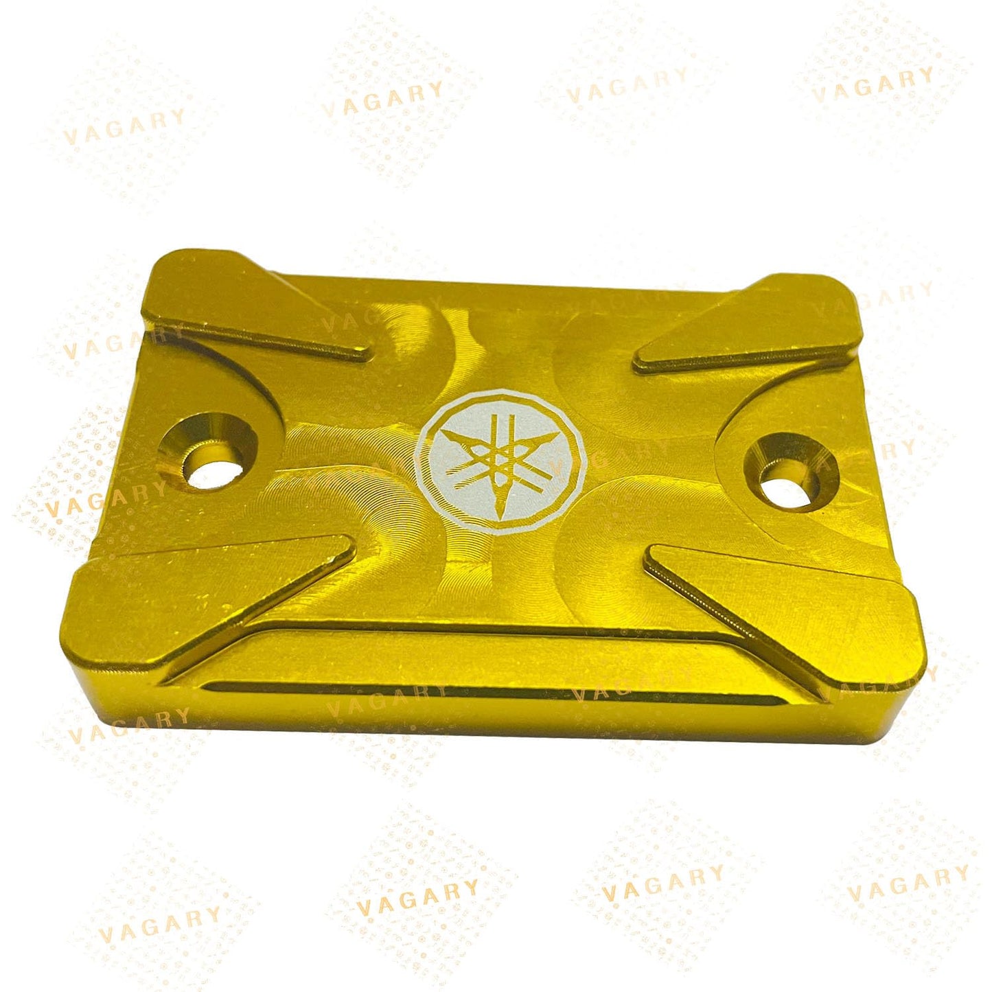 Vagary CNC Aluminium Disc Oil Cap For Yamaha R15 V3,V4, R15M, R15 V3-BS6, MT15, FZX, FZ (Golden)