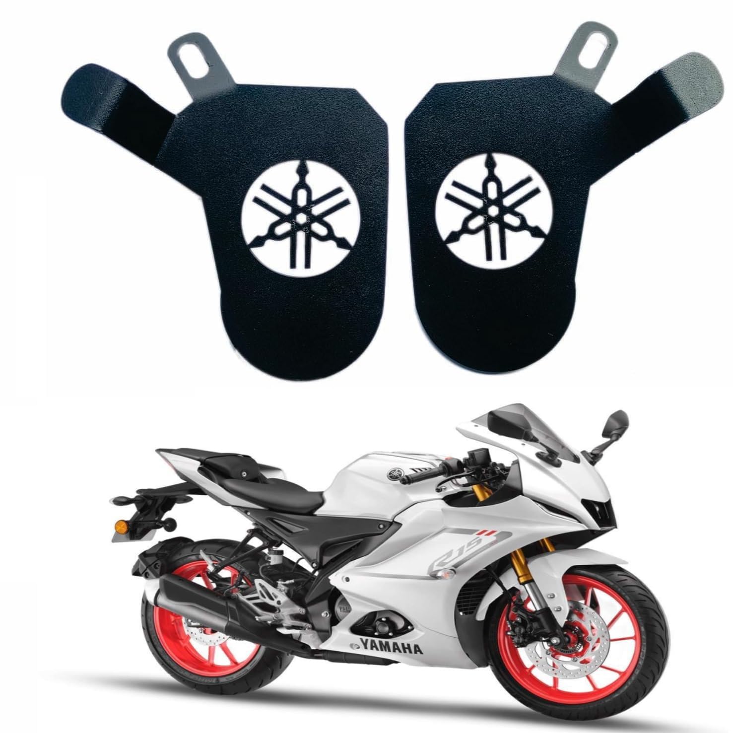 Vagary Heavy Metal Footrest for Yamaha R15 V3, V4, R15M & MT 15 (Both Side Stand Foot rest)