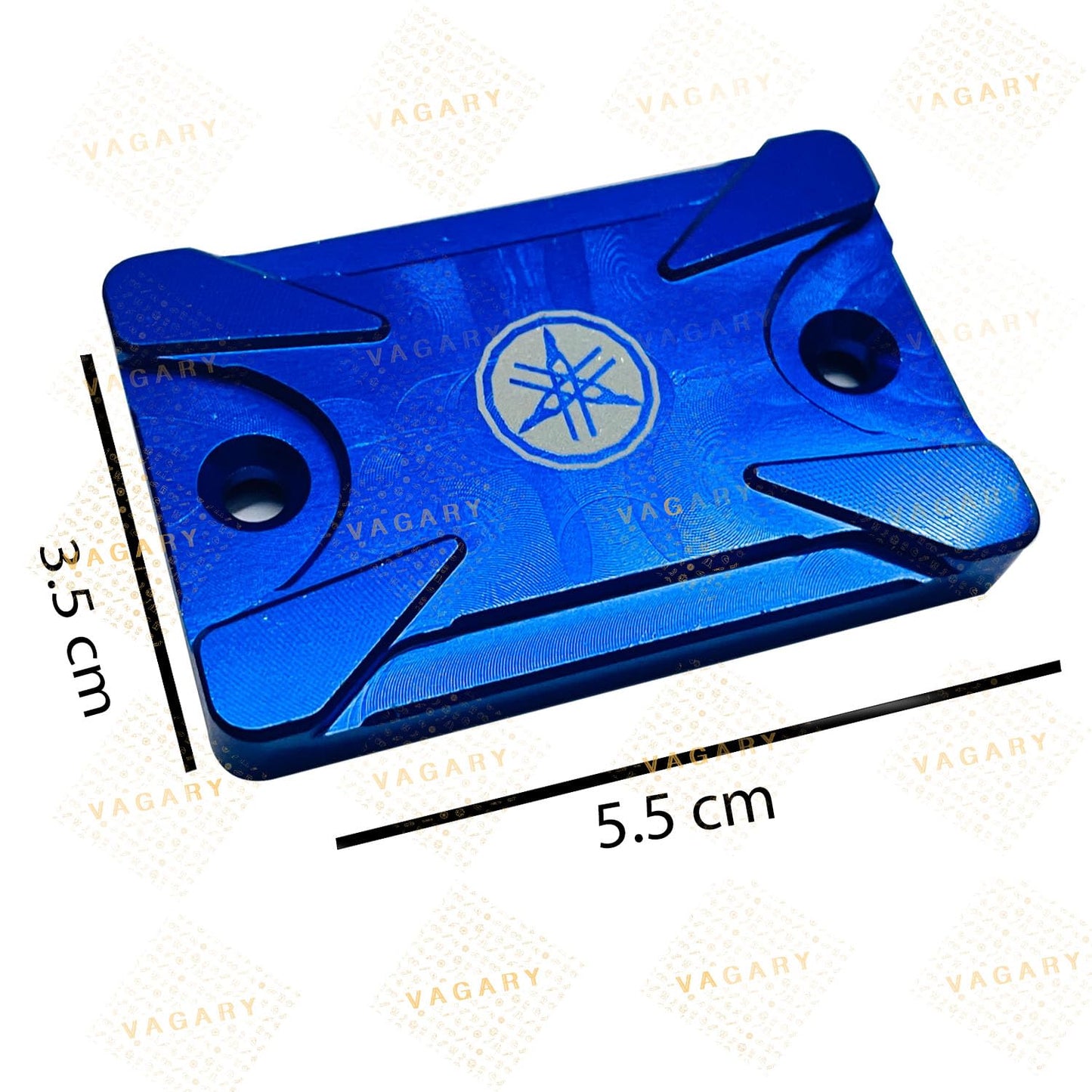Vagary CNC Aluminium Disc Oil Cap For Yamaha R15 V3,V4, R15M, MT15, R15 V3-BS6, FZX, FZ (Blue)
