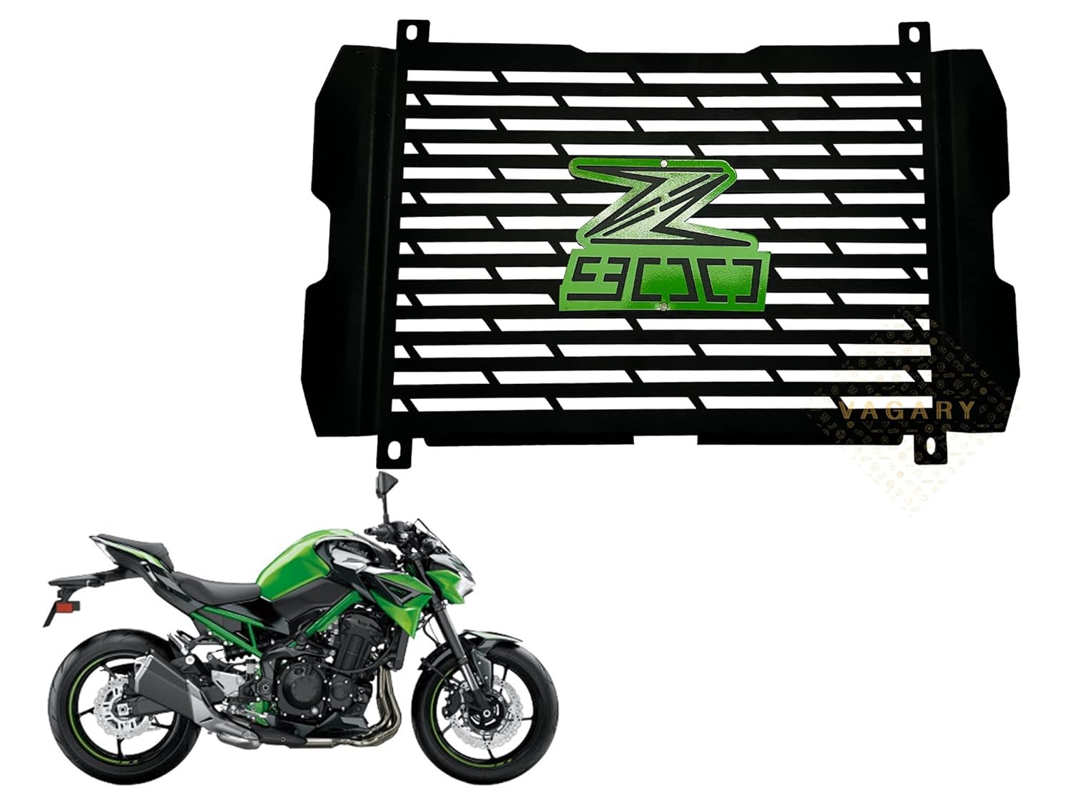 Vagary Radiator Guard/Radiator Grill for Kawasaki Z 900 Bike Crash Guard (Kawasaki)