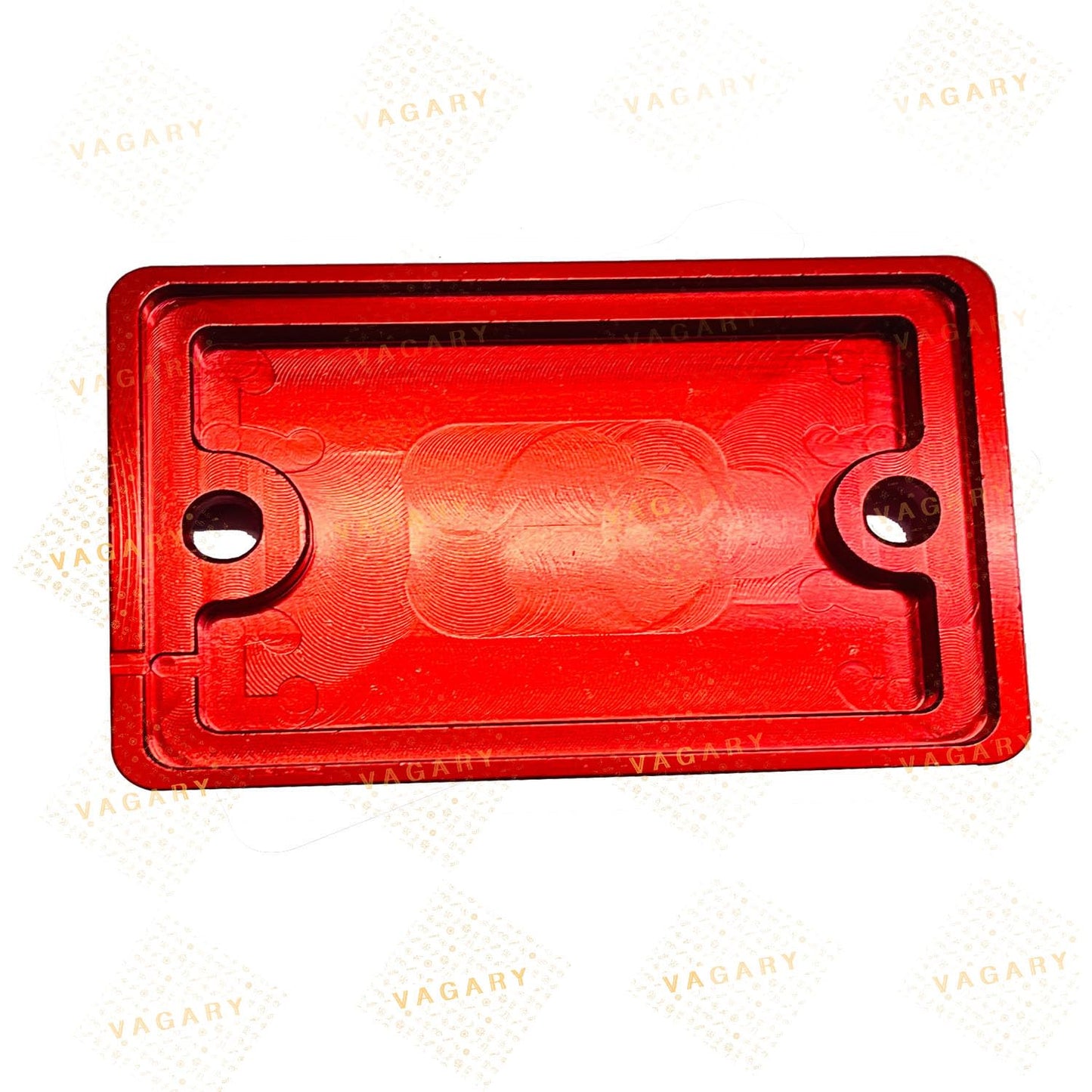 Vagary CNC Aluminium Disc Oil Cap For Yamaha R15 V3,V4, R15M, MT15, R15 V3-BS6, FZX, FZ (Red)