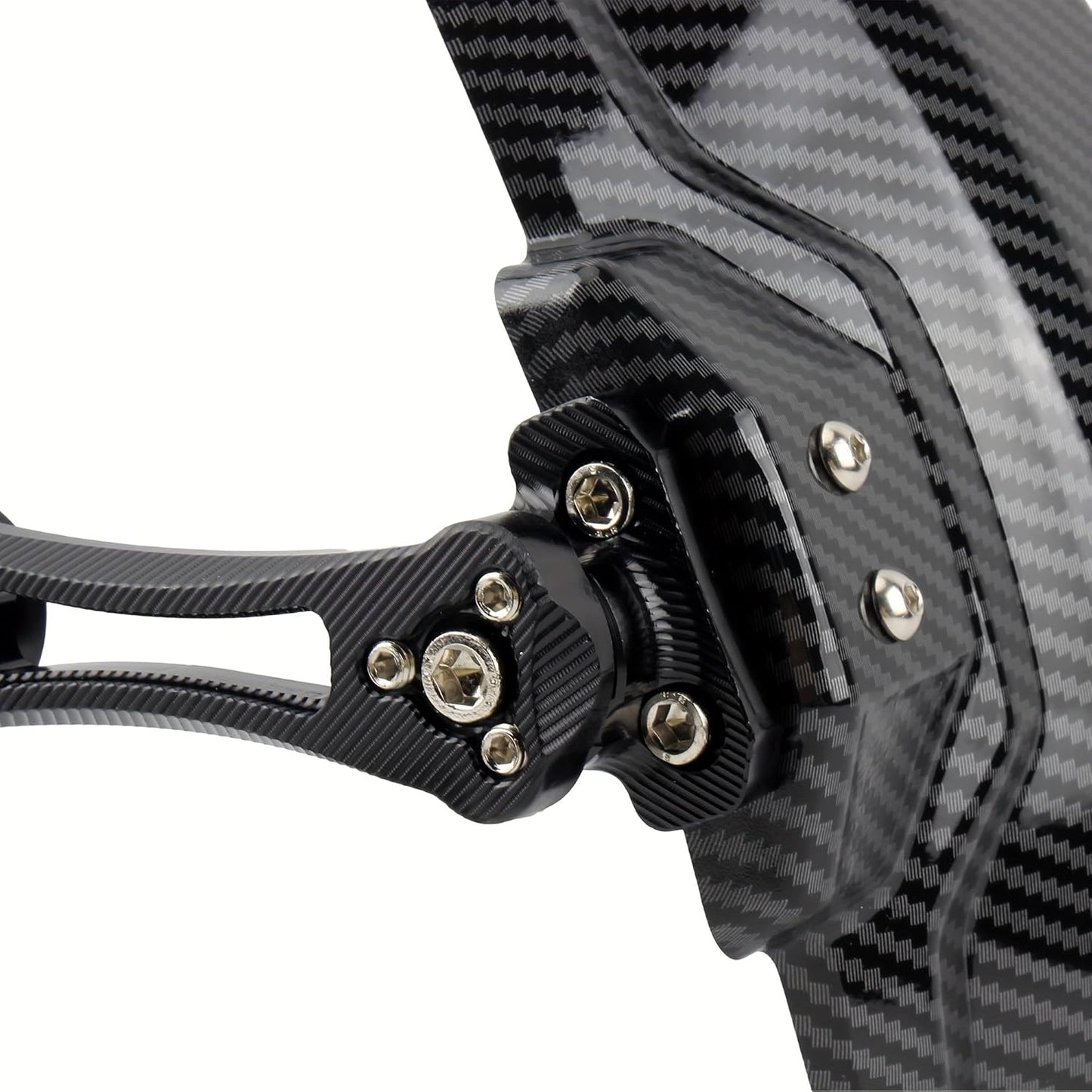 Vagary Rear Fender CNC Aluminium Rear Mudguard Motorbike Carbon Fiber Mudguard for Bajaj Pulsar NS 200 /RS 200