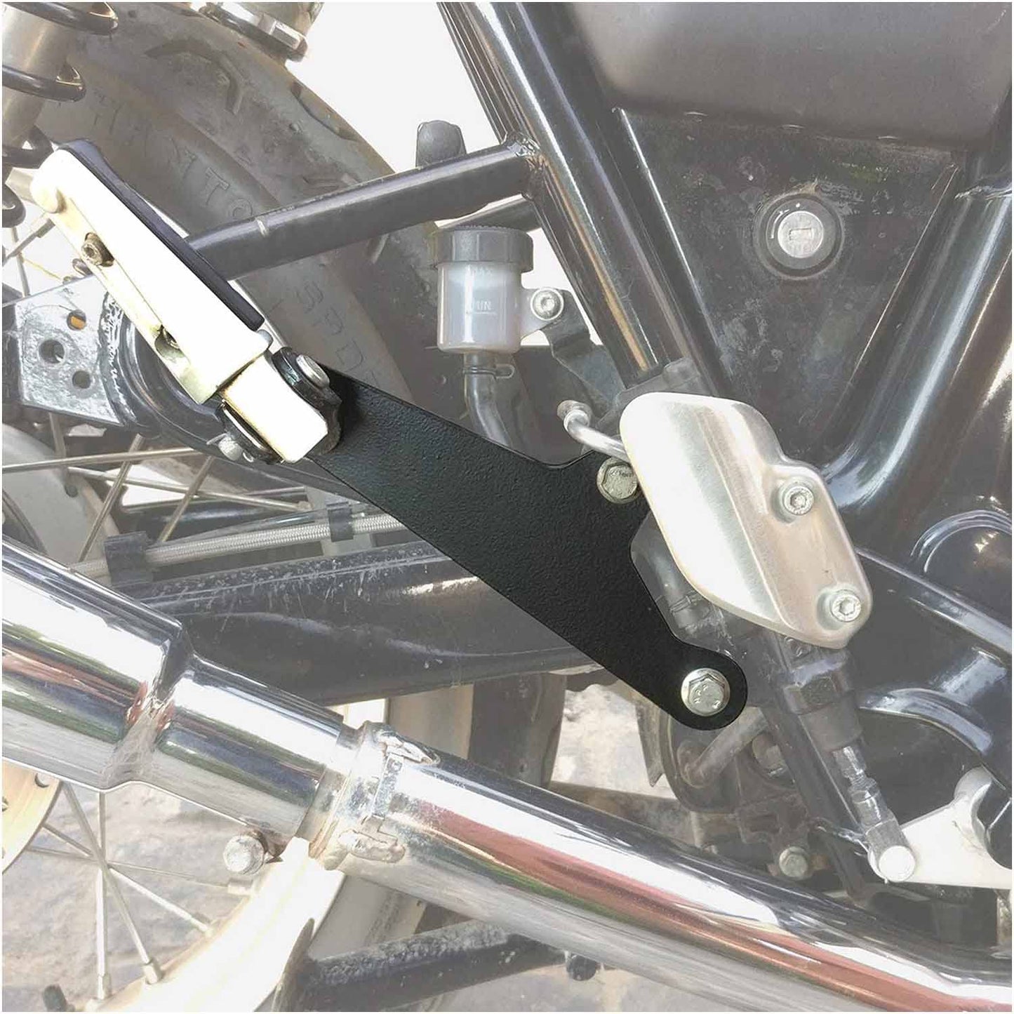 Vagary Heavy Metal Footrest for Royal Enfield Interceptor 650 Foot Rest (Black)