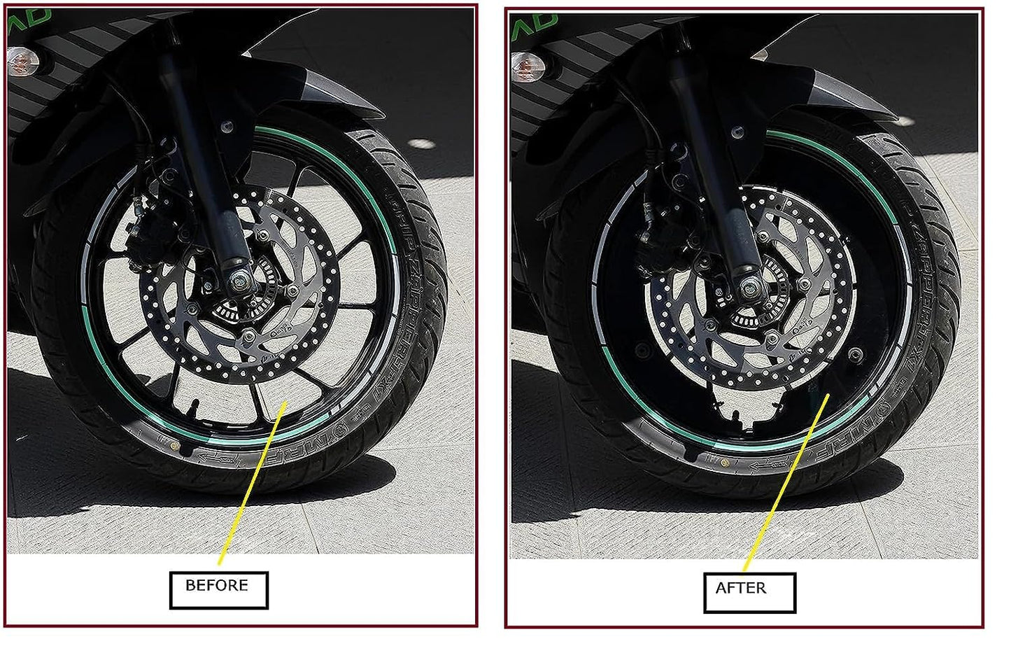 Vagary Disc Wheel Cover for R15 V4 (17inch Bikes Wheel)