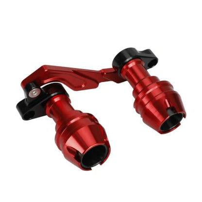Vagary Fork Slider –Anti Crash Protector Rear Fork Wheel Slider for Yamaha Aerox 155 (RED)