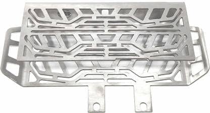 Vagary Stainless Steel Motorcycle Bike Radiator Guard/Grill for RE Himalayan (Silver)