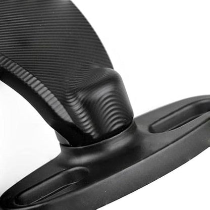 Vagary Adjustable Universal Motorcycle Mirror Modified Wind Wing Adjustable Rotating Rearview Mirror (Black)