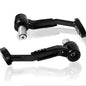 Vagary Motorcycle Adjustable Brake Clutch Lever Protector CNC Lever Protector Guard Handlebar Hand Guard (Universal for Bike)(Black)