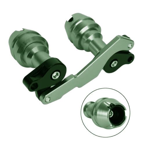 Vagary Fork Slider –Anti Crash Protector Rear Fork Wheel Slider for Yamaha Aerox 155 (Silver)