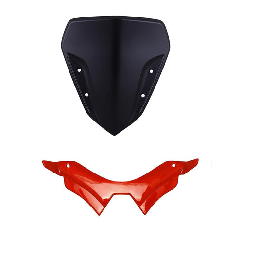 Vagary Combo Visor + Winglet for Yamaha MT 15 Bike Fairing Kit