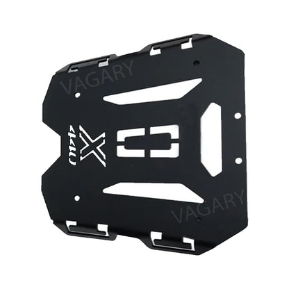 Vagary Back Rest/Top Rack Carrier Plate Expedition for Luggage Backrest for Harley-Davidson X440(Black)