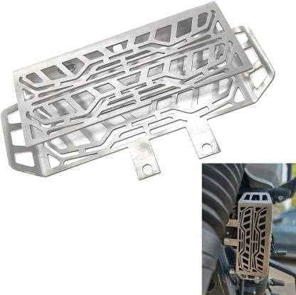 Vagary Stainless Steel Motorcycle Bike Radiator Guard/Grill for RE Himalayan (Silver)
