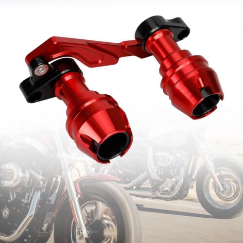 Vagary Fork Slider –Anti Crash Protector Rear Fork Wheel Slider for Yamaha Aerox 155 (RED)