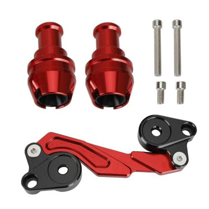 Vagary Fork Slider –Anti Crash Protector Rear Fork Wheel Slider for Yamaha Aerox 155 (RED)
