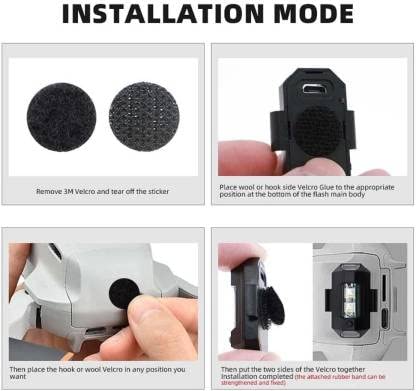 Vagary Multicolor Strobe Lights with USB Charging, Drone Flashing Strobe Light Back Up Lamp, License Plate Light, Reversing Light, Side Marker, Tail Light Car, Motorbike LED