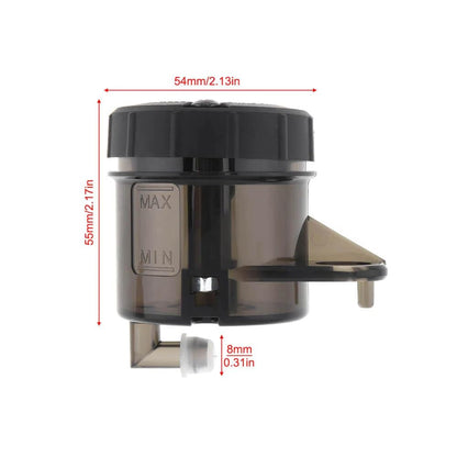 Vagary 45ML Universal Motorcycle Brake Clutch Reservoir Cup Fluid Bottle Oil Reservoir Tank Cup Compatible with KTM, Yamaha, Suzuki, TVS, Bajaj, Kawasaki, BMW, Aprilia, Hyosung, Hero, Honda