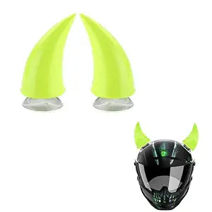 Vagary Motorcycle Helmet Creative Decorative Accessories Devil Style Helmet Horn (Green)