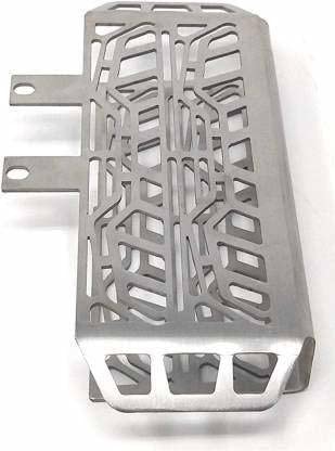 Vagary Stainless Steel Motorcycle Bike Radiator Guard Protector Grill for Royal Enfield Himalayan (Silver) Bike Crash Guard (Royal Enfield)