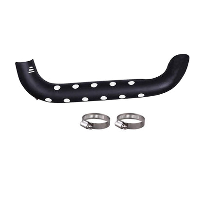 Vagary Matte Bend Pipe Heat Shield Cover for RE Bullet Classic 350 Exhaust Heat Shield (Black)