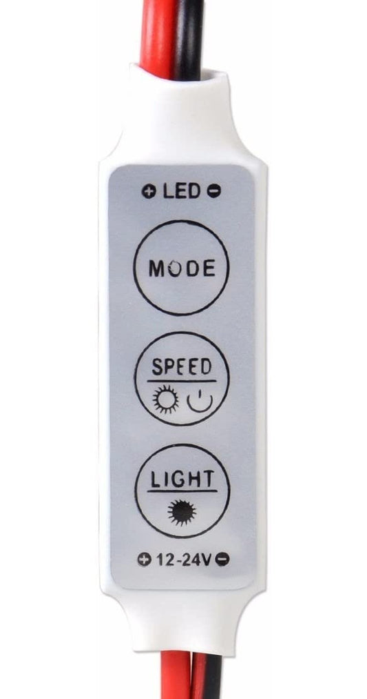 Vagary LED Strip Light Flasher Blinker 2 PCs LED Strip Controller Light Electronic Hobby Kit