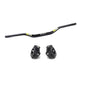 Vagary Aluminum Alloy Universal Pro (Taper) Handlebar Fat Bat wtih Pair Clamps Handle bar Hand Guard (Universal For Bike)