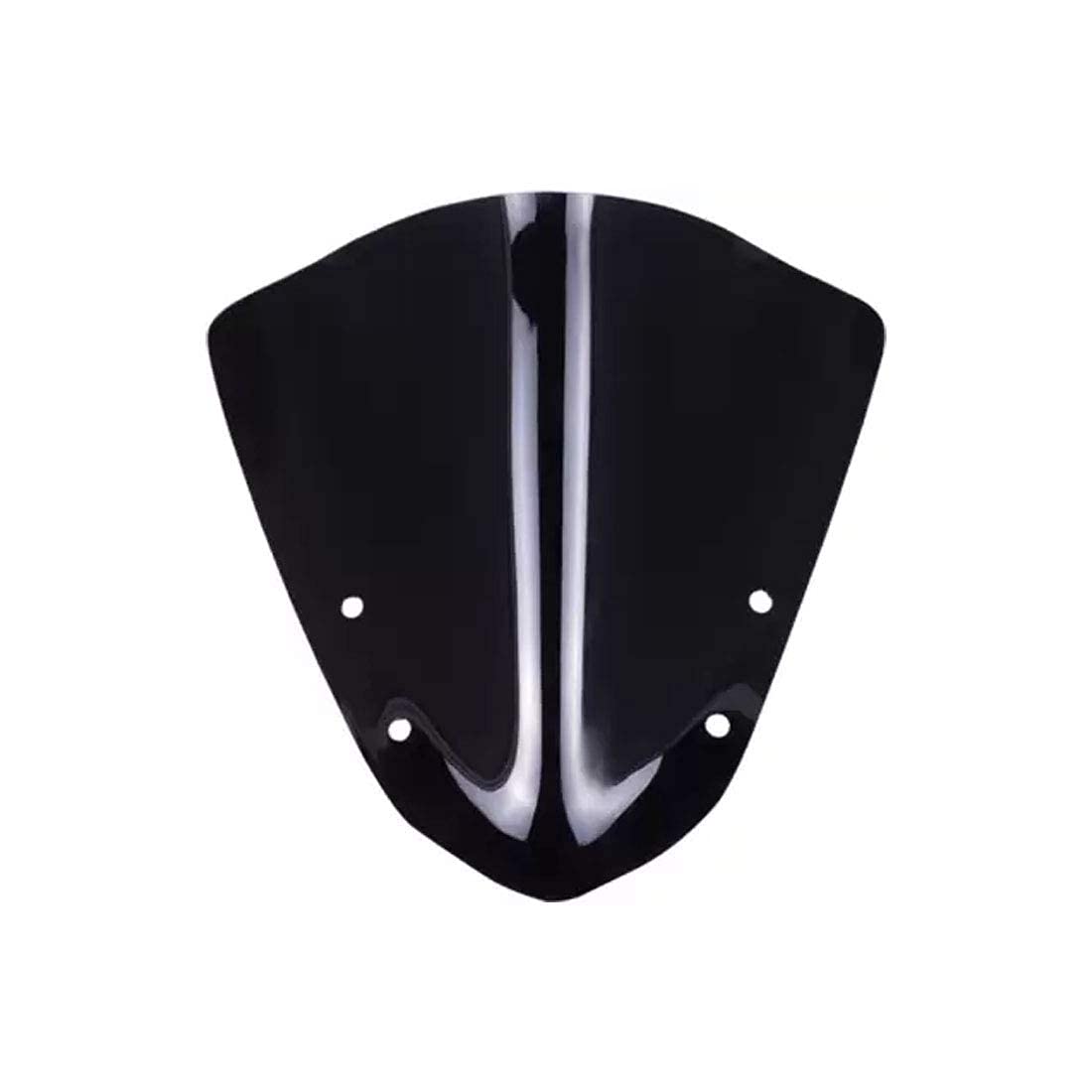 VAGARY Combo of Yamaha MT 15 Imported Short Visor -Matte + MT 15 Winglet (Black & Red)