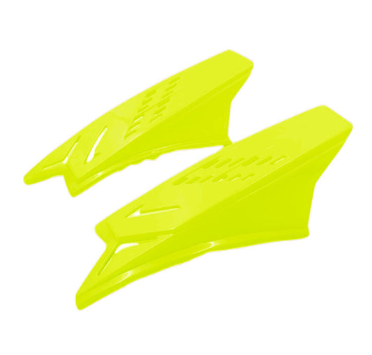 Vagary Helmet Horns Punk Style |Helmet Horn |Helmet Antenna | Helmet Spike/Mohawk |Shark Fins (Green)