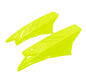 Vagary Helmet Horns Punk Style |Helmet Horn |Helmet Antenna | Helmet Spike/Mohawk |Shark Fins (Red)