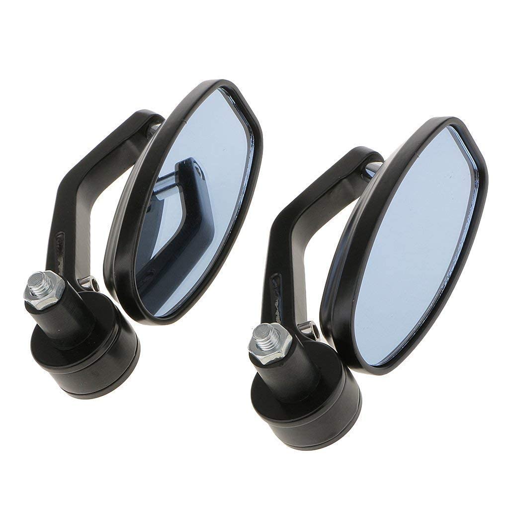 Vagary Aluminium Motorcycle Handlebar Mirrors for RE Bullet Classic 350, Hunter 350, Meteor 350, Reborn, GT 650, Duke 200 390, Pulsar 150 220