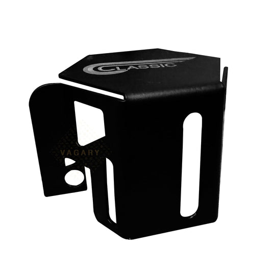 Vagary Rear Brake Oil Container Guard/Disc Oil Cap for RE Reborn Classic 350 (Black)