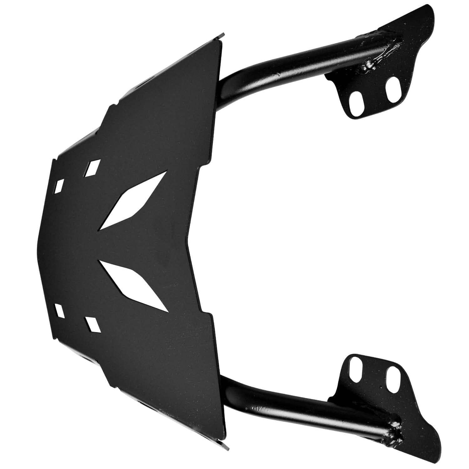 Vagary Combo of Pulsar NS 200 Tail Tidy/Number Plate Holder with Top Rack/Back Rack Seat Extender (NS 200 Accessories)