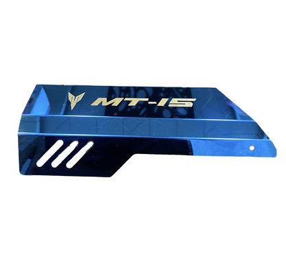 Vagary Exhaust Pipe Muffler Protector Heat Shield Cover Guard For Yahama MT 15 Bike Exhaust Cover (Blue)