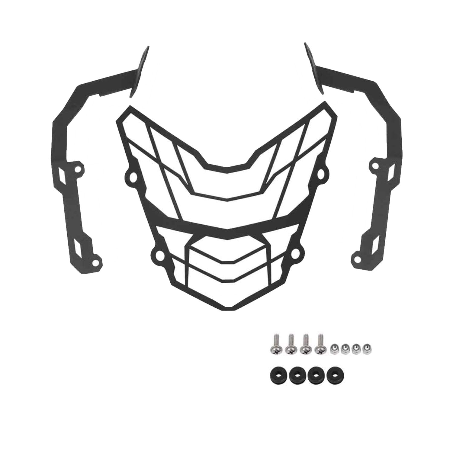 Vagary Venator Headlight Grill for Honda CB 200X (Black)