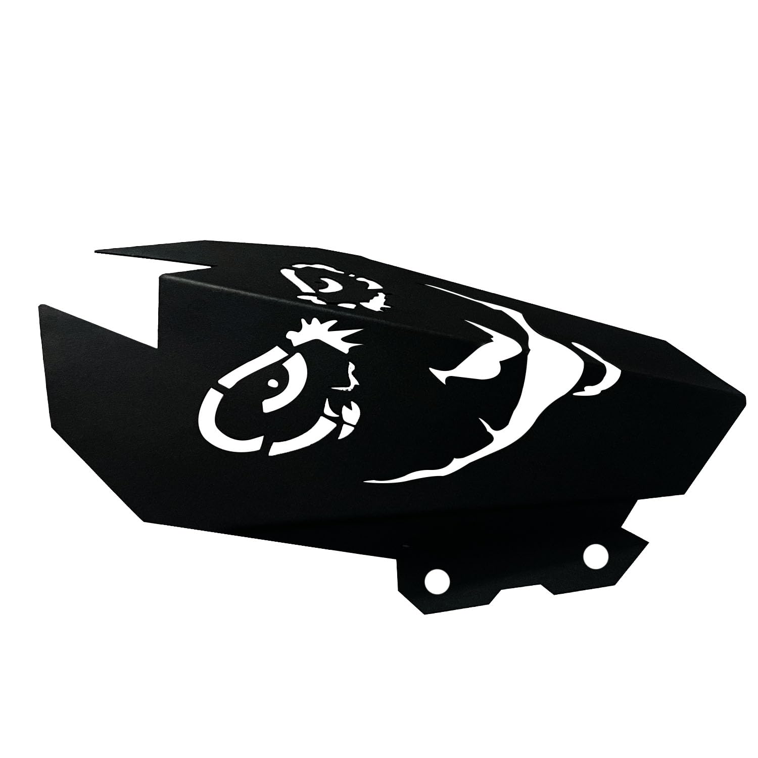 Vagary Joker Design Metal Visor with Red Winglet for Yamaha MT 15