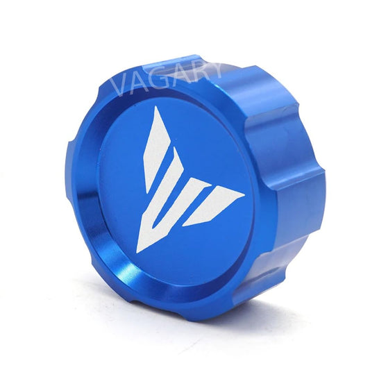 Vagary Fluid Reservoir Cap/Rear Oil Cap for Yamaha MT-15 (Blue)