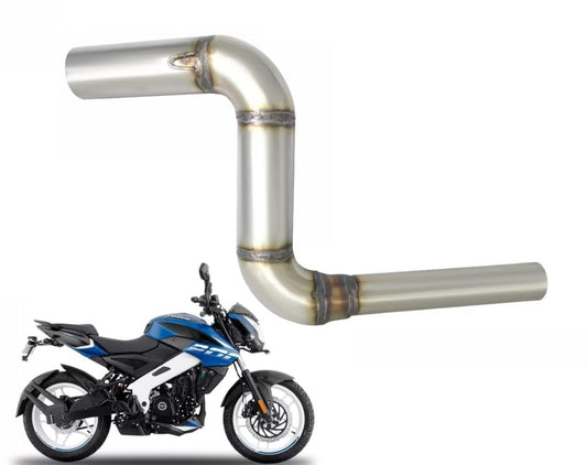 Vagary Exhaust Middle Muffler Bend Pipe for Bajaj Dominar 400/ Bajaj Pulsar RS 200, NS 200