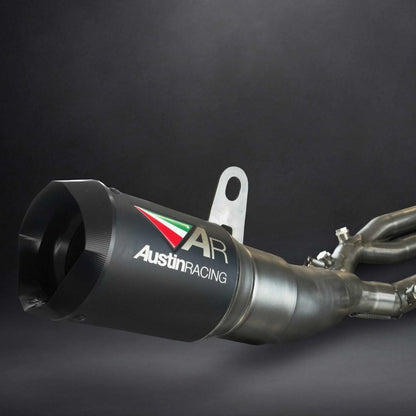 Vagary Universal Austin Racing Sports Silencer/Exhaust Muffler Pipe Kawasaki, Honda, KTM, Suzuki Universal For Bike (Black)