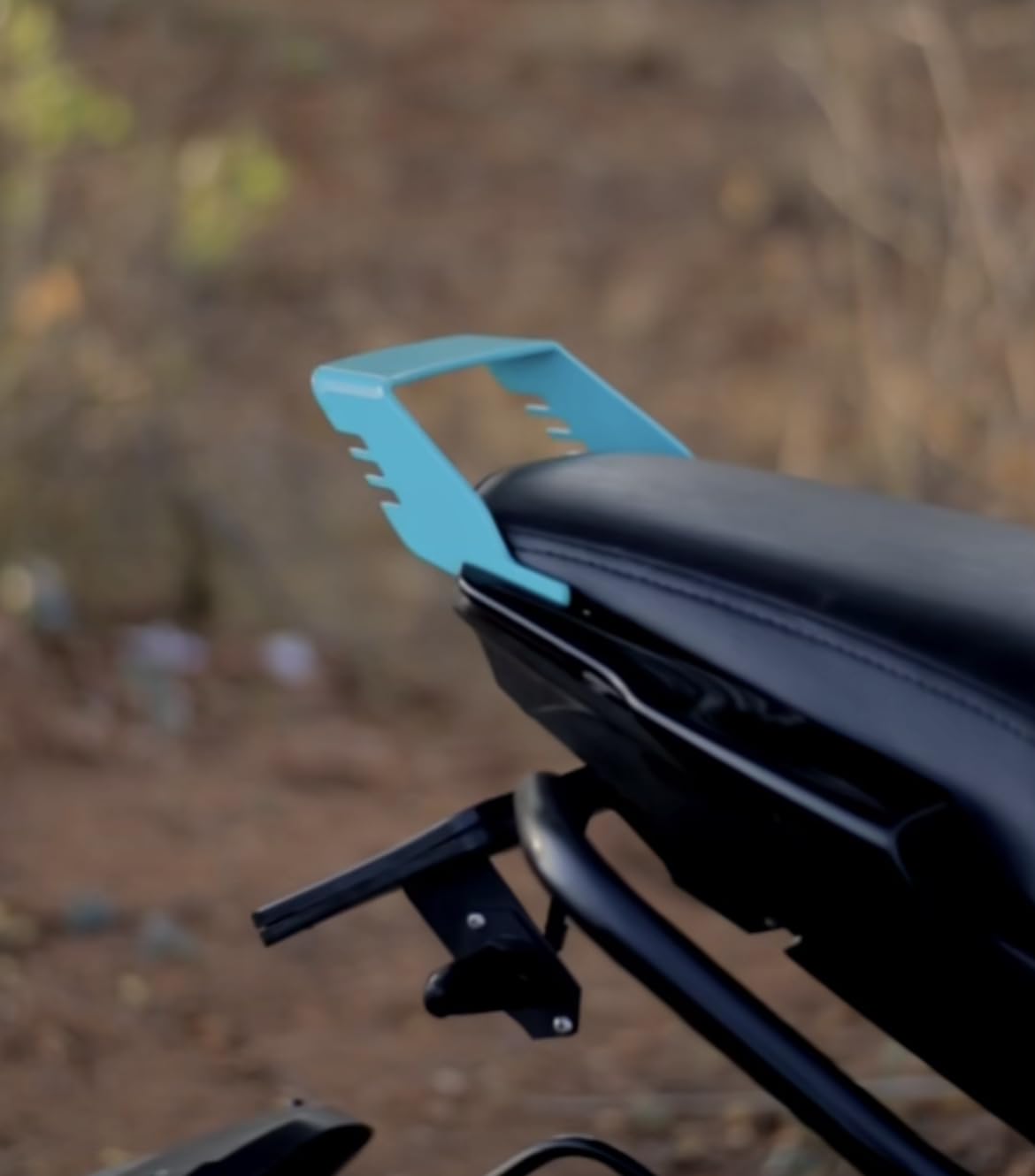 Vagary Heavy Grab Rail For Yamaha MT 15 Suitable fit Both V1 & V2 (Blue)