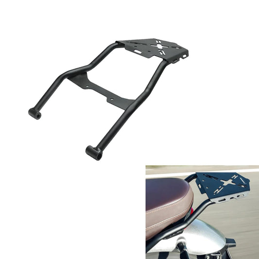 Vagary Back Rack/Top Rack Carrier Plate Expedition for Luggage Backrest for TVS Ronin (Black)