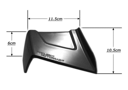 Vagary Combo of Black Winglet with Bike Side Wings for Yamaha R15 V4/ R15 M